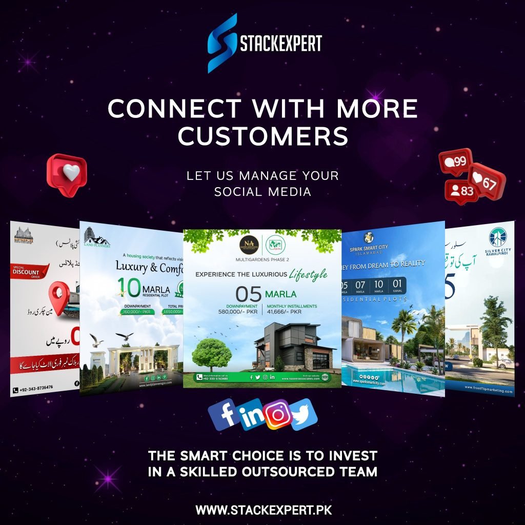 Social media marketing Services by StackExpert .pk