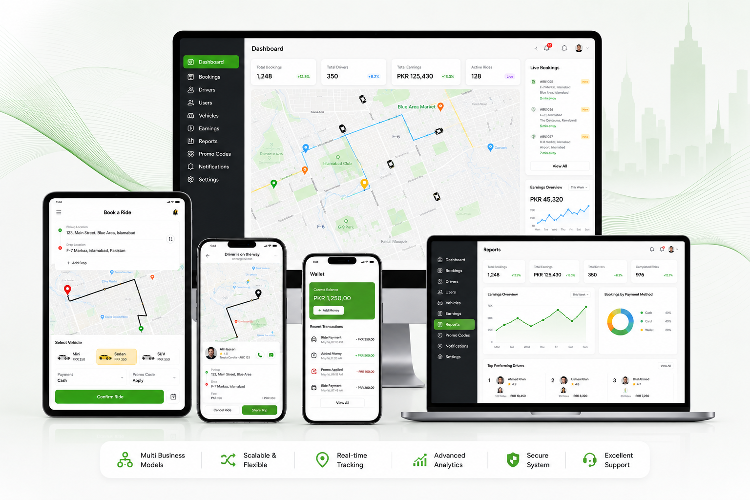 on-demand cab booking app