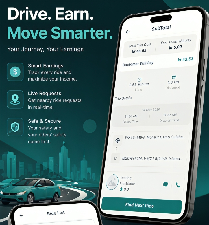Taxi booking app development services