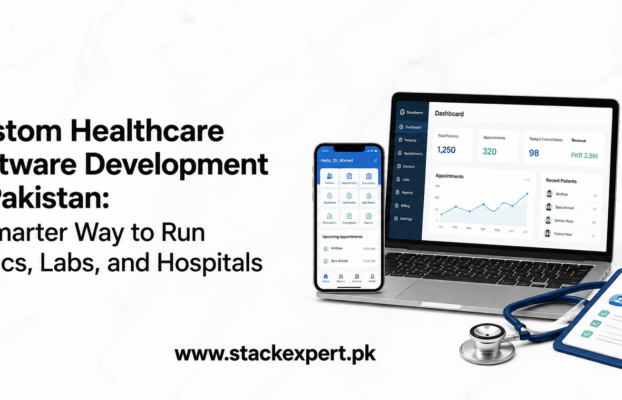 Custom Healthcare Software Development in Pakistan: A Smarter Way to Run Clinics, Labs, and Hospitals