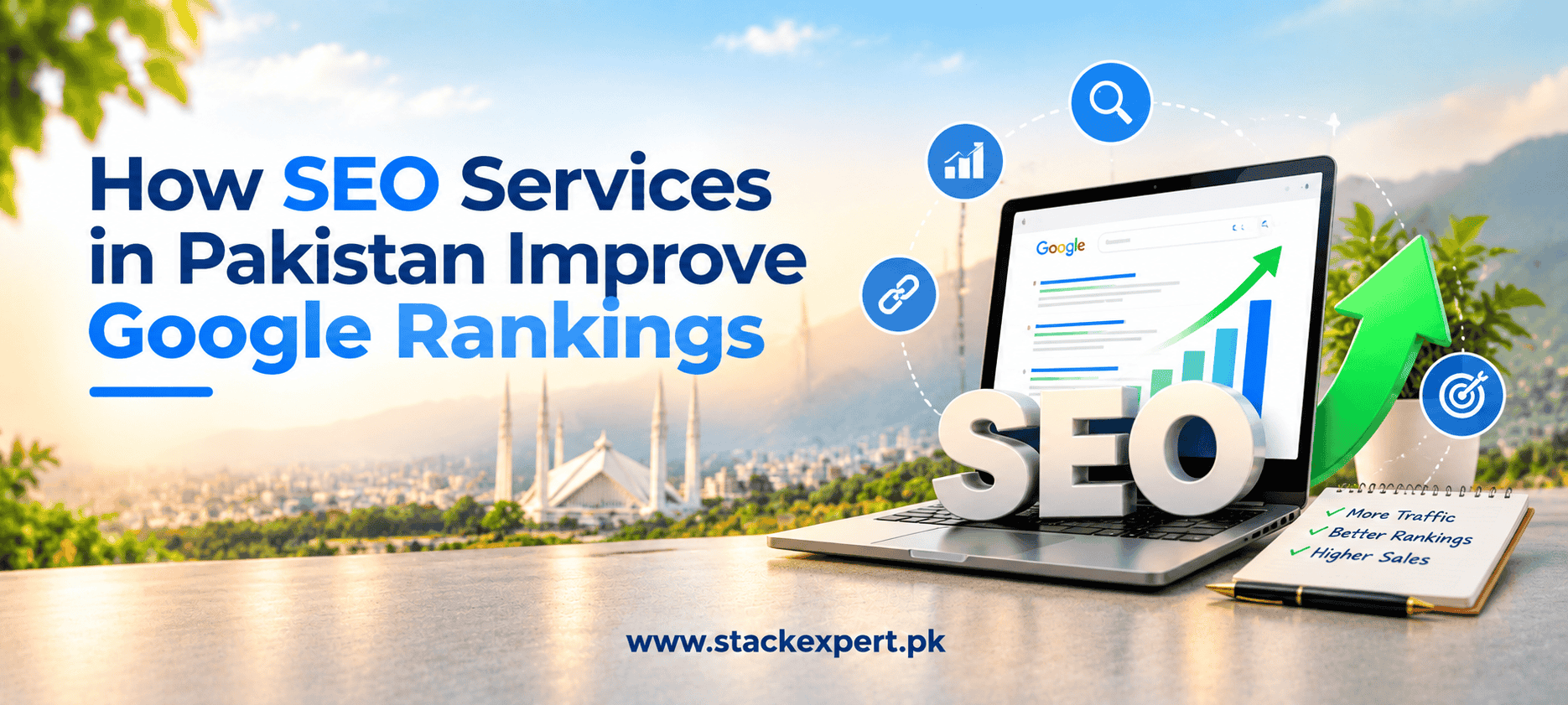 How SEO Services in Pakistan Improve Google Rankings