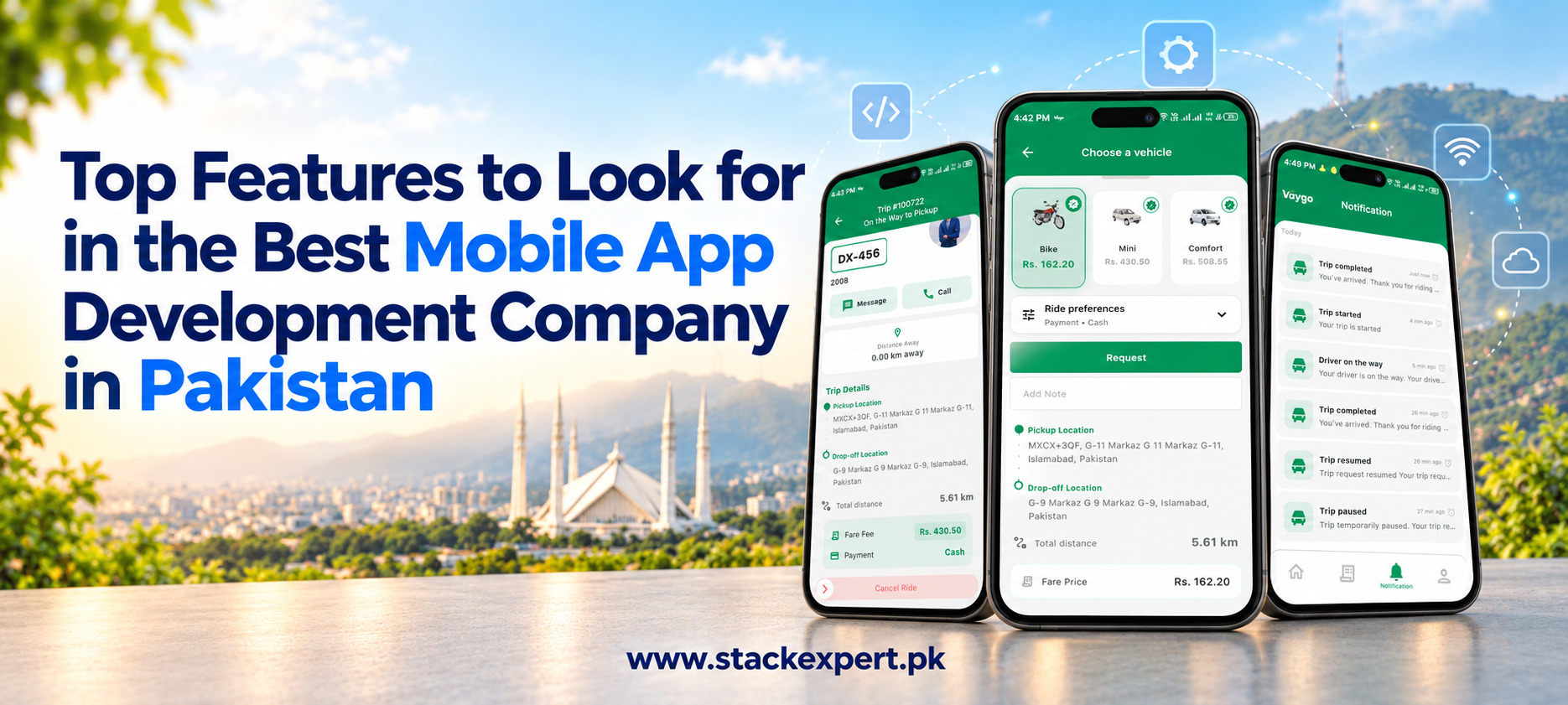 Top Features to Look for in the Best Mobile App Development Company in Pakistan